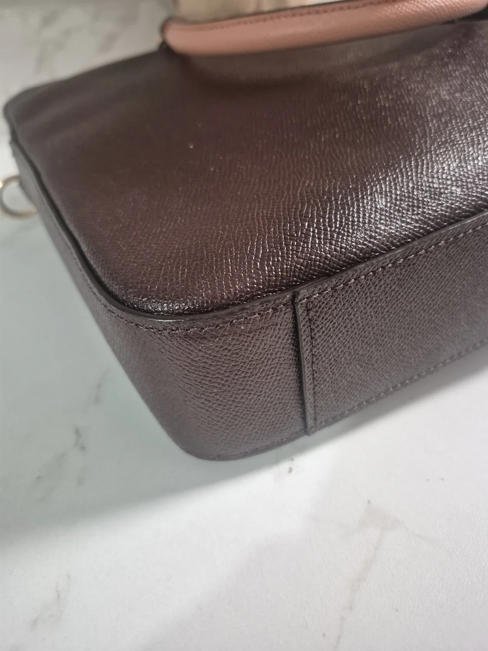 NWOT Coach Leather Laptop Bag
